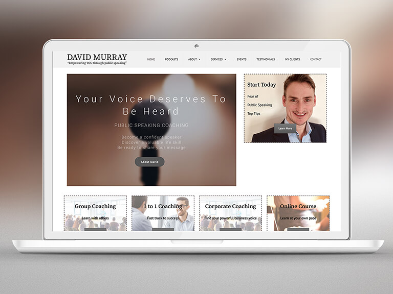 David Murray Pay Monthly Website Design