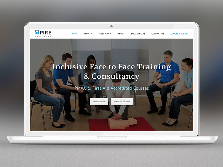 Mpire Training Pay Monthly Website Design