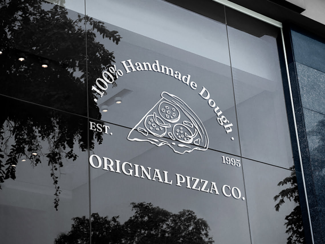 Original Pizza company logo design from Ubie