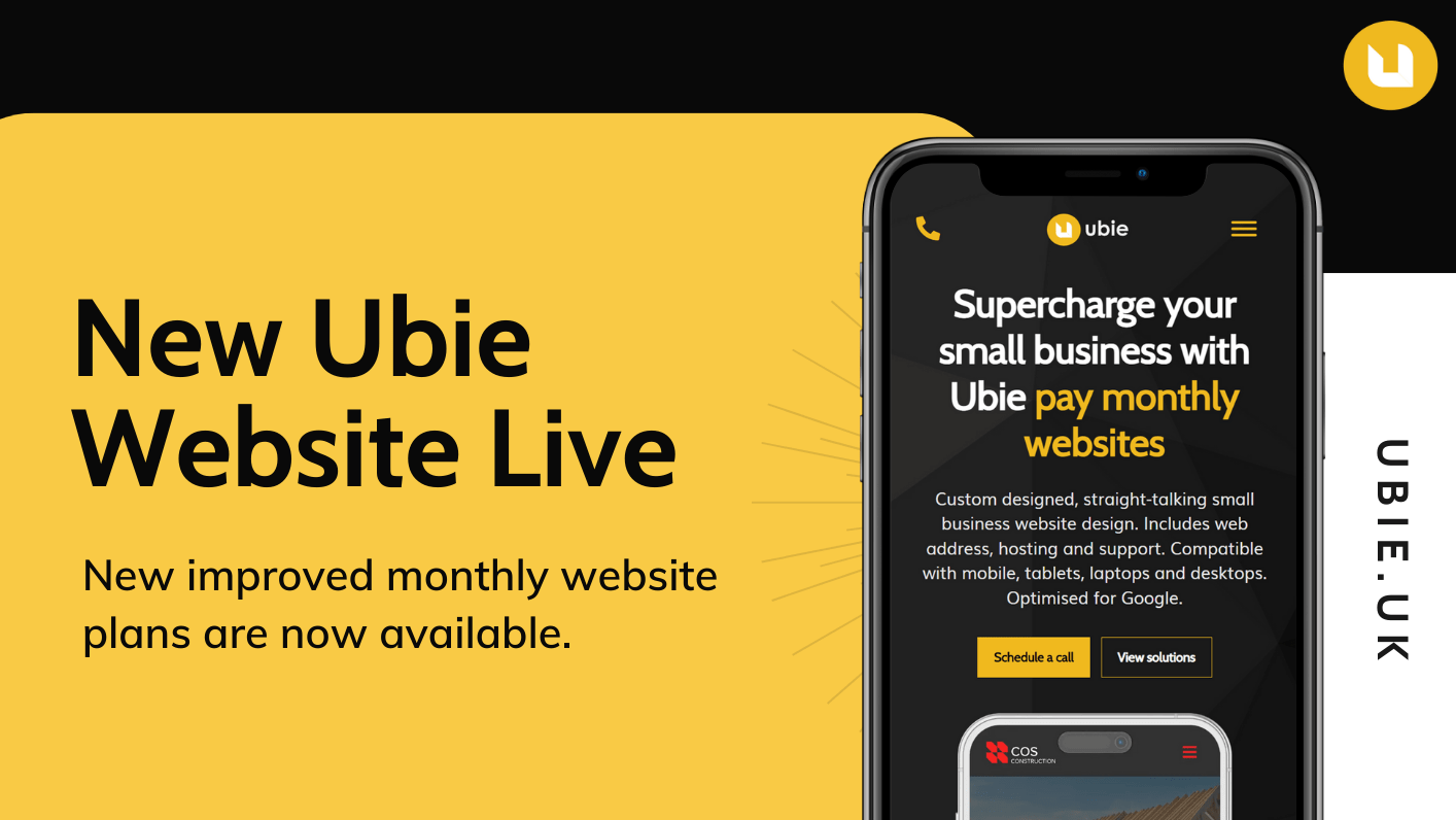 Brand new Ubie website live
